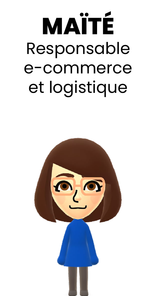 Mii de Maïté, responsable e-commerce et logistique d'Indieviduals