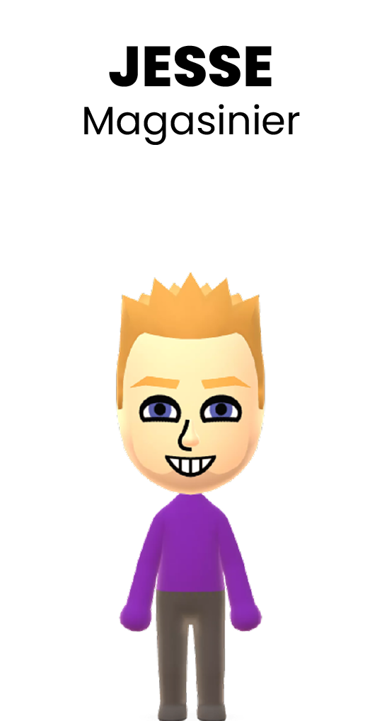Mii de Jesse, magasinier