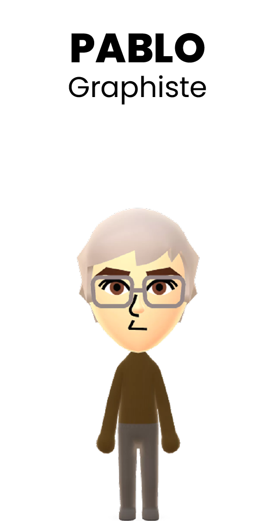 Mii de Pablo, graphiste pour Indieviduals